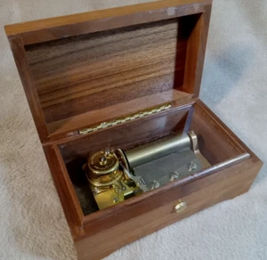 VTG Reuge Swiss Music Box CH 2/36 Edelweiss Lara's Theme 1940-69 Sainte Croix - Picture 1 of 11