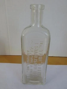 Boticario/Medicina/Botella de elixir Dr. True's Elixir Auburn ME.1920's Corcho Top - Imagen 1 de 4
