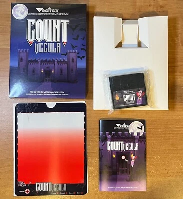 Vectrex Count Vecula NEW 2024, Complete Box, Manual, Overlay - BRAND NEW! - Image 1 of 3