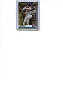 Topps Baseball 2019 Pedro Strop #142 Gold #359/2019 Chicago Cubs - Foto 1 di 2