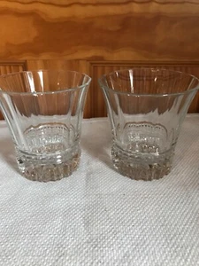 "2 gafas cristal D'Arques Durand Victoria 4"" cristal doble moda antigua 4"  - Imagen 1 de 3