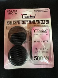 New 500W Car Stereo Speakers Music Soft Dome Balanced Car Tweeters - Picture 1 of 5