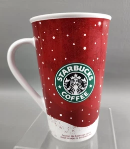 Starbucks ~ rot & weiß 16 Unzen Winter Kaffee/Tee/Hot Coca Becher - 2007 - Vintage - Bild 1 von 6