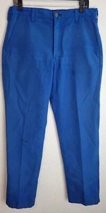 Workrite FR Aramid Nomex Pants Mens 33x32 Blue Workwear Arc Rating 6.6 HRC 1 - Picture 1 of 22