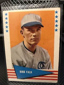 1961 Fleer #104 LIBB FALK WEISS SOX Vintage Baseballkarte gebraucht - Bild 1 von 2
