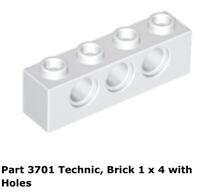 Brique lego manquant 3701 OldGray x 4 technic brick 1 x 4