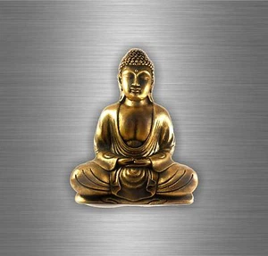 Sticker decal vinyl car bumper buddha buddhism yoga om ohm mandala  decoration - Bild 1 von 1