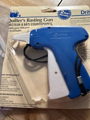 Dritz Quilter's Basting Gun 含 500 个图钉 - #415 二手 — 第 1/4 张图片