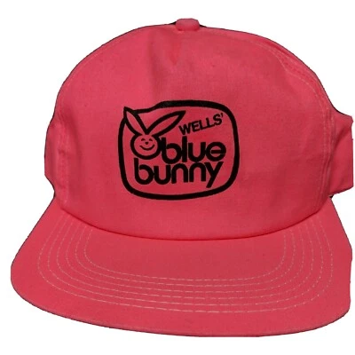 De Colección Años 80 K-Products Wells Blue Bunny Rosa Neón 🔥 HoTT 🥵 Gorra Snapback Foto 1 de 4