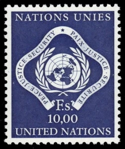 UNITED NATIONS GENF 14 - United Nations Emblem (pb65534) - Bild 1 von 1