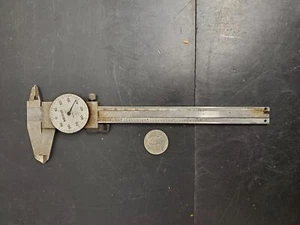 Mitutoyo Vernier 6" A prueba de golpes Esfera Inoxidable Pinza .001" Japón Herramienta Calidad - Imagen 1 de 7