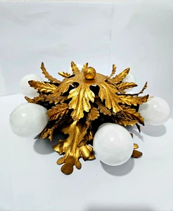 FLORENCE 1960' BENCHES CEILING LAMP / WALL LAMP, VERY RARE, NEW, ORIGINAL - Picture 1 of 52