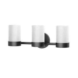 Gatco 1636 Glam 3 Light 20"W Bathroom Vanity Light - Black - Picture 1 of 3
