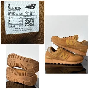 New Balance 574 Burnt Orange Schuhe ML574FH2 Herren Größe 8,5 1x anprobiert. (OBO!!) - Bild 1 von 18