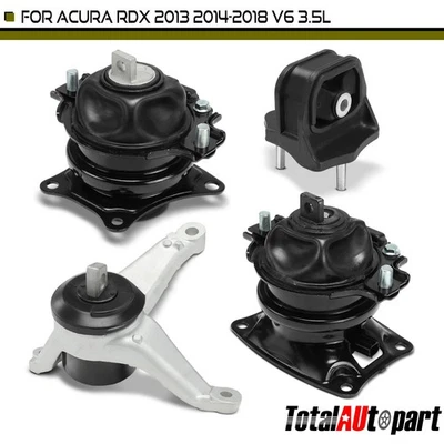 Soporte de motor y transmisión automática 4 piezas para Acura RDX 2013-2018 V6 3,5 L Foto 1 de 4