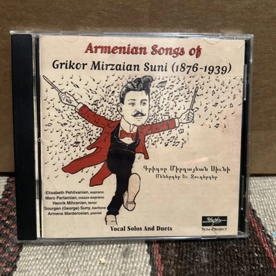 Armenian Songs Of Grikor Mirzaian Suni 1876-1939 Vocal Solos and duets CD - Image 1 of 3