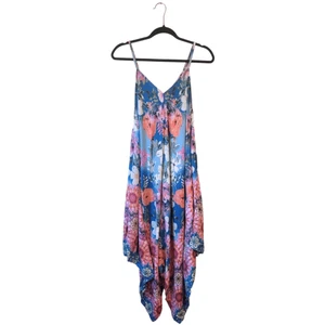 Feathers By Tolani Jumpsuit Damen Blumenmuster weites Bein Drop Waist Größe S - Bild 1 von 7