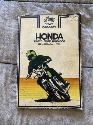 Manual de servicio y reparación Clymer Publications Honda 350 y 500CC Fours 1972 Foto 1 de 4