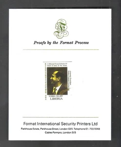 Liberia 1999 USA UN Summit Armenia President Robert Sedraki Kocharyan Proof MNH - Picture 1 of 2