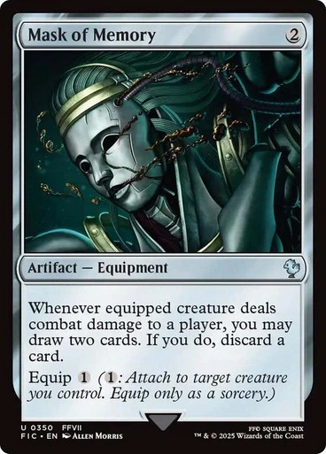 Mask of Memory Commander: Final Fantasy MTG Magic The Gathering - Image 1 of 1