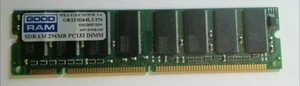 Good RAM SDRAM 256MB PC133 DIMM GR133D64L3/256 010236MT0104 ASSY in Poland - Bild 1 von 2