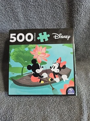 Rompecabezas 500 piezas Mickey Minnie Mouse Disney Boat 14 X 11 rompecabezas expertos Foto 1 de 2