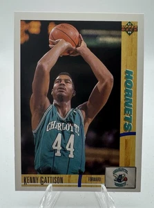 Kenny Gattison Charlotte Hornets #329 Upper Deck 1991-92 - Imagen 1 de 2