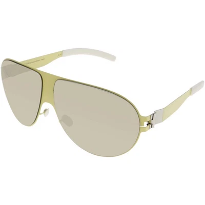 MYKITA & BERNHARD WILLHELM WASTL F63-AZUFRE con LENTES ESPEJO FLASH SÚPER MARFIL Foto 1 de 4