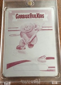 2014 Topps Garbage Pail Kids GPK Series 1 Printing Plate Card #63c-Rockin Robert
