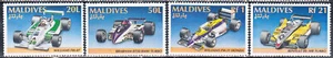 MA MALDIVES 1584-1591 (A) GRAND PRIX RACE CARS - Picture 1 of 1