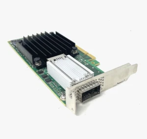 JJN39 DELL MELLANOX CONNECTX-4 1 PORT EDR 100GB IB QSFP28 NETWORK CARD CX455A - Picture 1 of 2