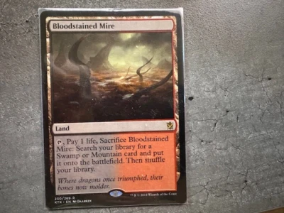 Bloodstained Mire Khans of Tarkir Regular (NM/LP) - Image 1 of 2