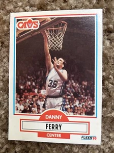 1990-91 FLEER DANNY FERRY RC CLEVELAND CAVALIERS #33 - Picture 1 of 2