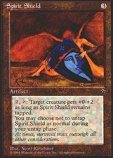 Spirit Shield - Fallen Empires - LP, English MTG Magic FLAT RATE SHIP