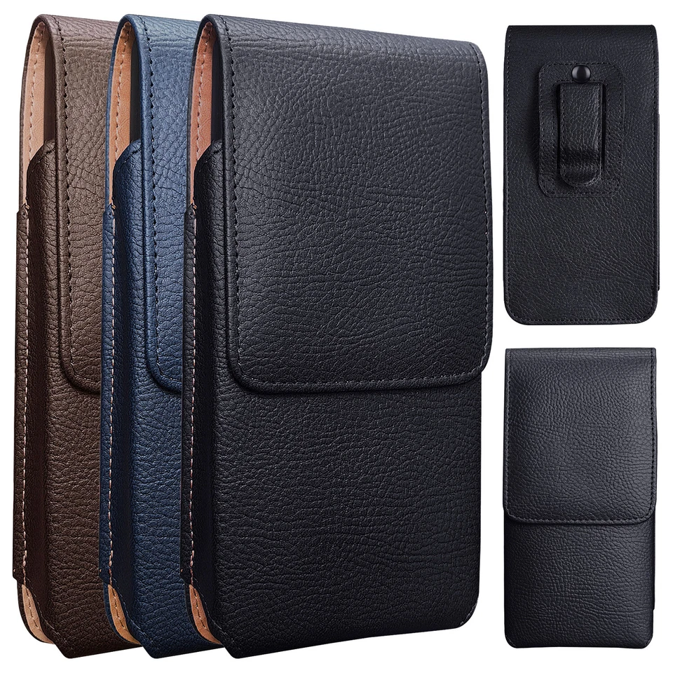 For Samsung Galaxy S25/S25+/S25 Ultra/ Edge Leather Case Belt Clip Holster Pouch - Image 1 of 4