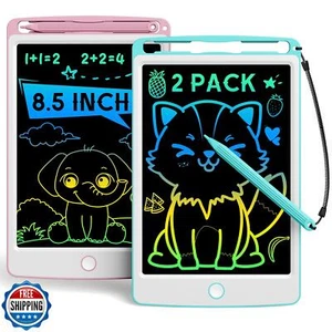 bravokids Kids Toys 2 Pack LCD Writing Tablet for Kids, 8.5 Inch Colorful Doo - Picture 1 of 5
