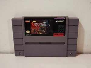 Contra III the Alien Wars Probotector Nintendo Super NES SNES USA US NTSC Loose - Imagen 1 de 2
