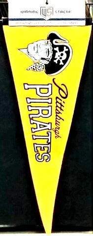 Pittsburgh Pirates Winning Streak Vintage Wool Pennant - MLB Cover
