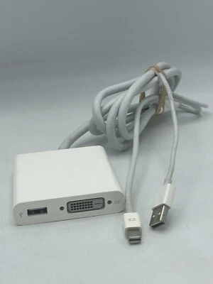 Genuine Apple A1306 Mini DisplayPort Display Port to Dual-Link DVI Video Adapter - Image 1 of 3