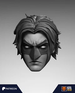Tim Drake Red Robin v1 custom head for DC Comics action figures - Picture 1 of 1