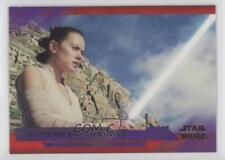 2018 Topps Star Wars: The Last Jedi Series II Purple Rey Lightsaber Training 1w3