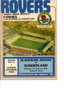 Blackburn Rovers v Sunderland 1978/79 Division 2 - Picture 1 of 1