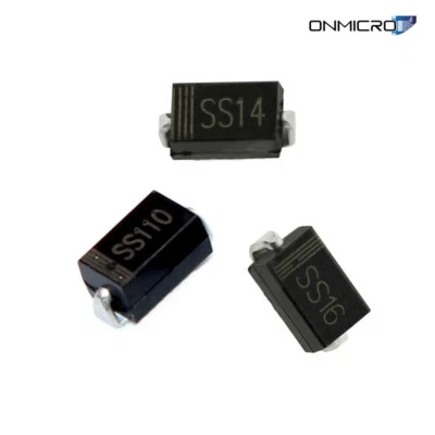 10x SMA SMB Schottky Diode SS12, 14, 16, 24, 26, 34, 36, 110, 220, 310 SMD