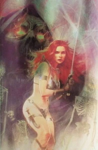 RED SONJA EMPIRE OF THE DAMNED #1 - MIDDLETON VIRGIN FOIL NM+ - Picture 1 of 4