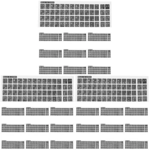 3 Count Tastaturaufkleber Für Computer-Laptop-Tastatur-Aufkleber - Bild 1 von 12