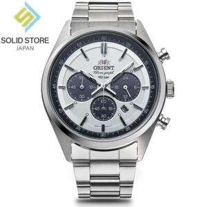 ORIENT Sports WV0041TX Cronógrafo Reloj Solar NEO70's Panda Blanco Lechoso 42mm - Imagen 1 de 10