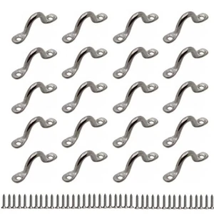 20Pk M6 Acero Inoxidable Bimini Barco Superior Almohadilla Ojo Cubierta Lazo Correa Atar Anclaje - Imagen 1 de 8