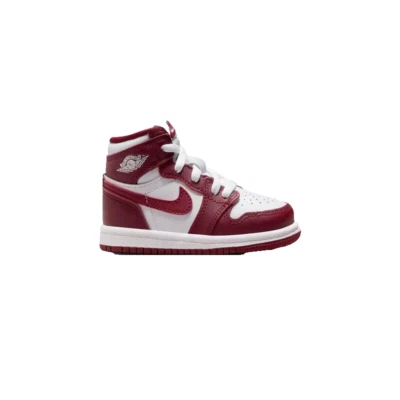 [FD1413-160] Zapatillas Air Jordan 1 Retro Altas OG Niño Pequeño Equipo Rojo *NUEVAS* Foto 1 de 4