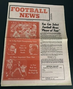 1972 Football News USC Trojan SAM CUNNINGHAM Oklahoma NEBRASKA Devaney FAIRBANKS - Picture 1 of 1