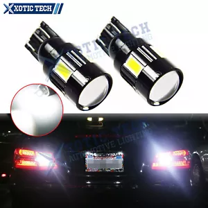 6000k Xenon White High Power T10 921 912 Projector LED Backup Reverse Light Bulb - Picture 1 of 8